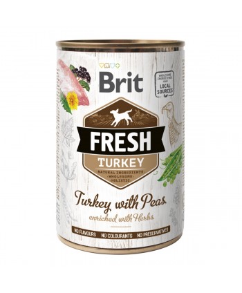 Conserva Brit Fresh cu  Curcan 400 g