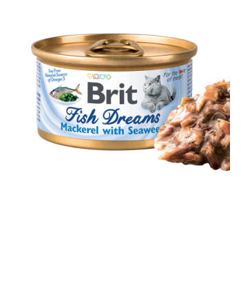 Conserva  Brit Fish Dreams Cu Macrou Si Alge ,...