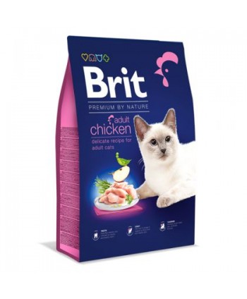 Brit Premium By Nature Cat Adult Cu Pui, 1.5 Kg