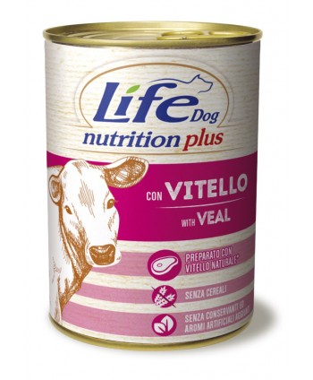 Hrana umeda pentru caini, Life, Vitel, 400 g