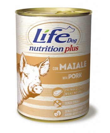 Hrana umeda pentru caini, Life, Porc, 400 g