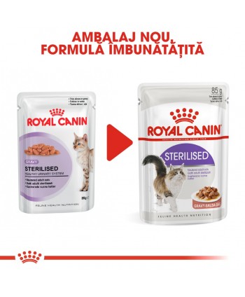 Royal Canin Sterilised Adult hrana umeda in sos...