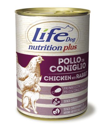 Conserva Life Dog Nutrition Pus, Cu Pui Și...