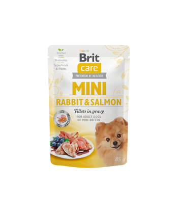 Brit Care Dog Mini,rabbit&salmon,fillets in...