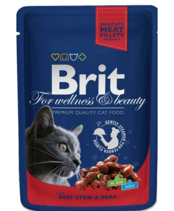 Hrana umeda pentru pisici, Brit Premium, Cu...
